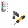 Destornillador Tipo Ratchet Con 6 Puntas Y 7 Copas Pretul