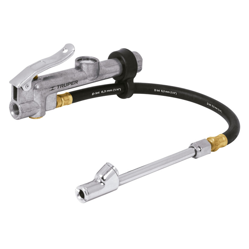 Inflador Calibrador De Cabeza Doble Profesonal Truper
