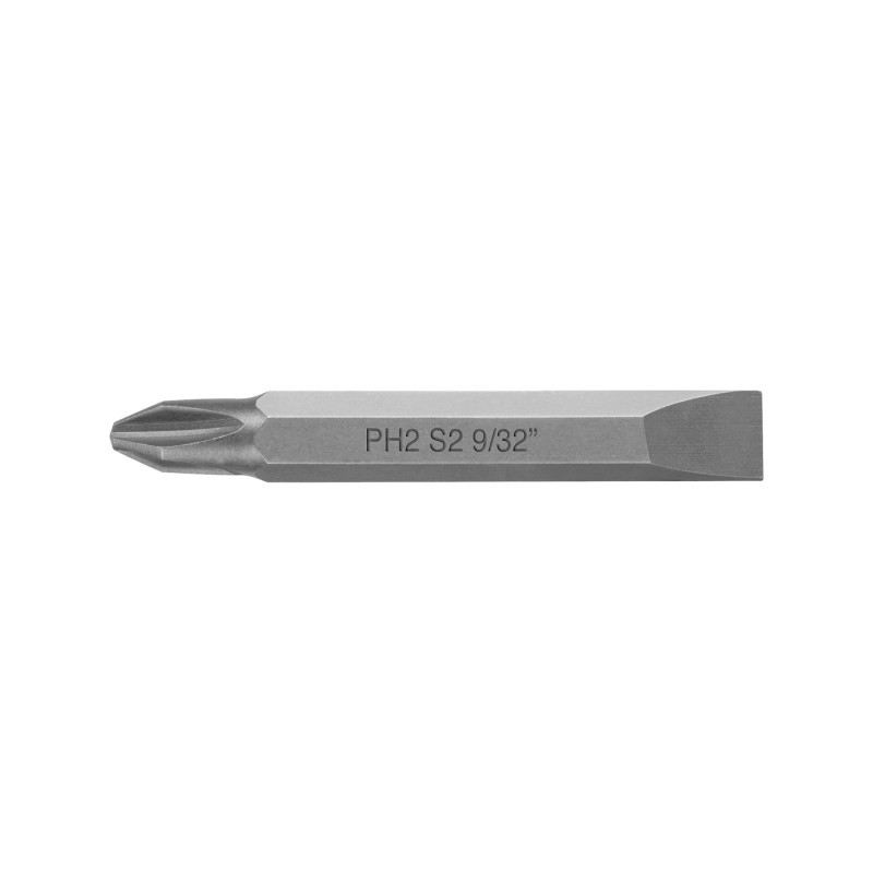 Puntas dobles Phillips N°2,plana 9/32, 2', estuche 5 piezas"