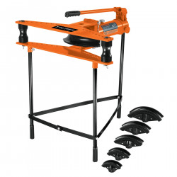 Doblador de tubo hidráulico, 12 toneladas, horizontal"