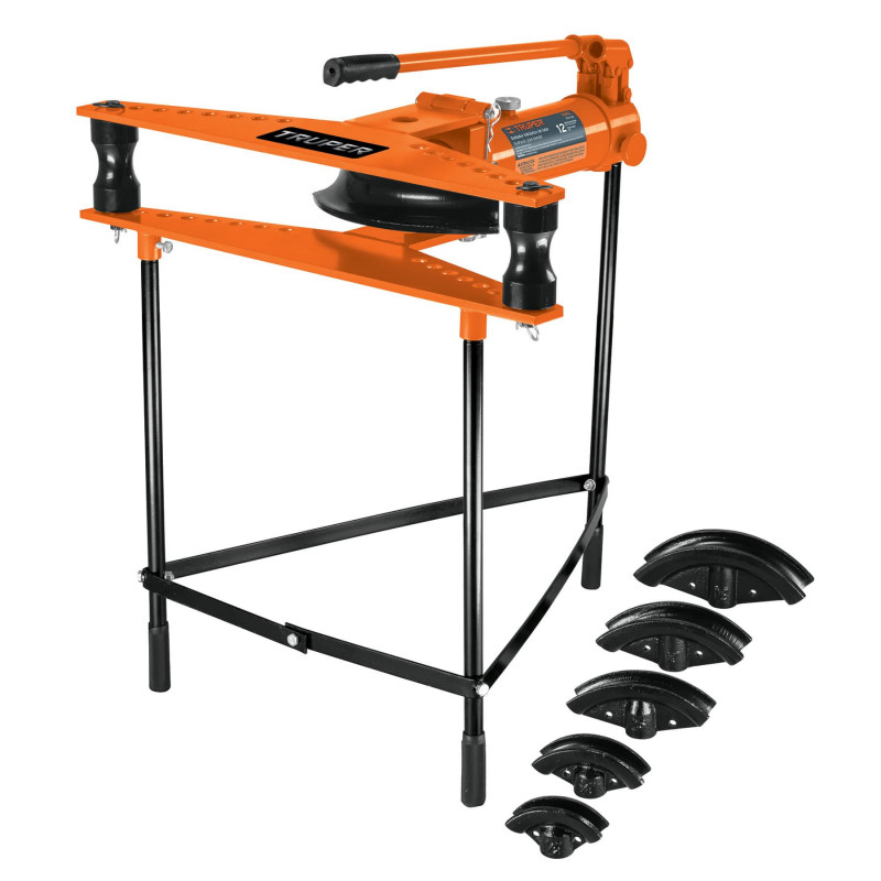 Doblador de tubo hidráulico, 12 toneladas, horizontal"