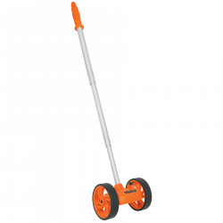 Odómetro con rueda doble de 4"
