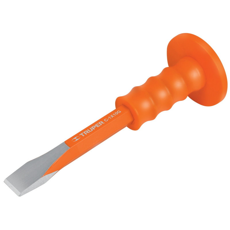 Cincel de corte frío 7/8 x 10" con grip, Truper