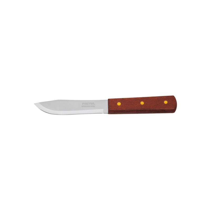Cuchillo cebollero, mango madera, 5'"