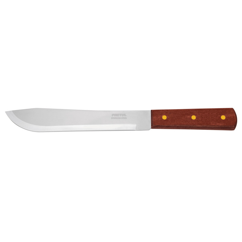 Cuchillo cebollero, mango madera, 8'"