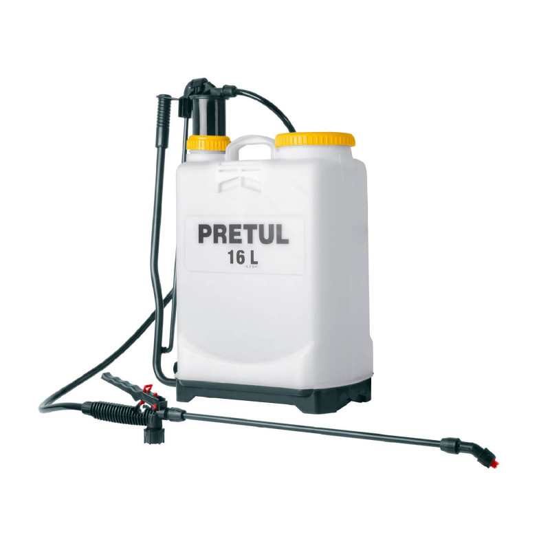 Fumigador de mochila, 16 lts, Pretul"