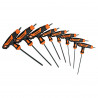 Juego de 8 llaves torx mango T, T9-T40"