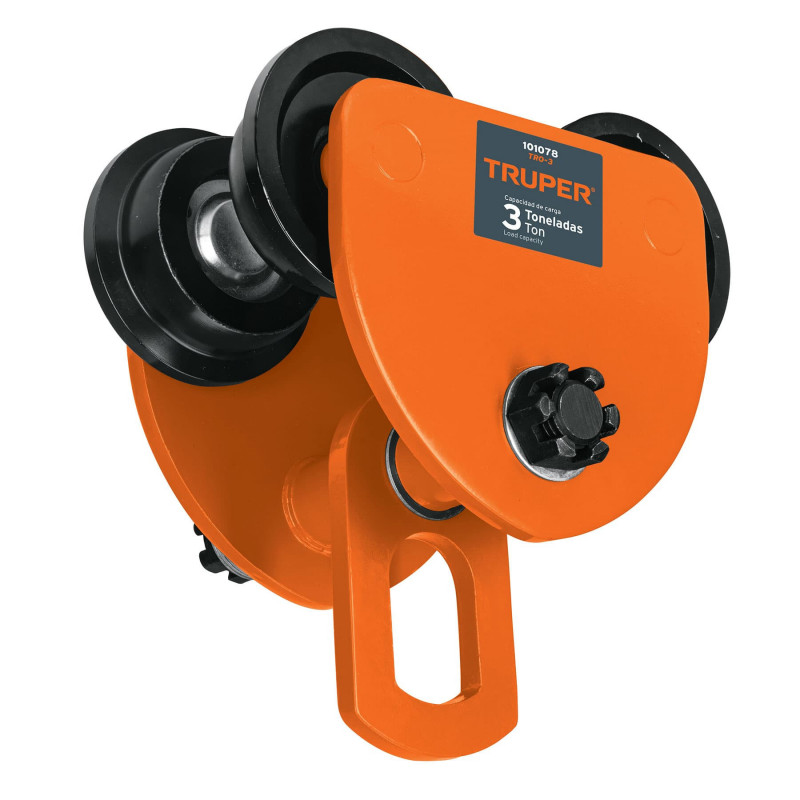 Trole de carga para vigas IPS e IPR, ajustable, 3 Ton"