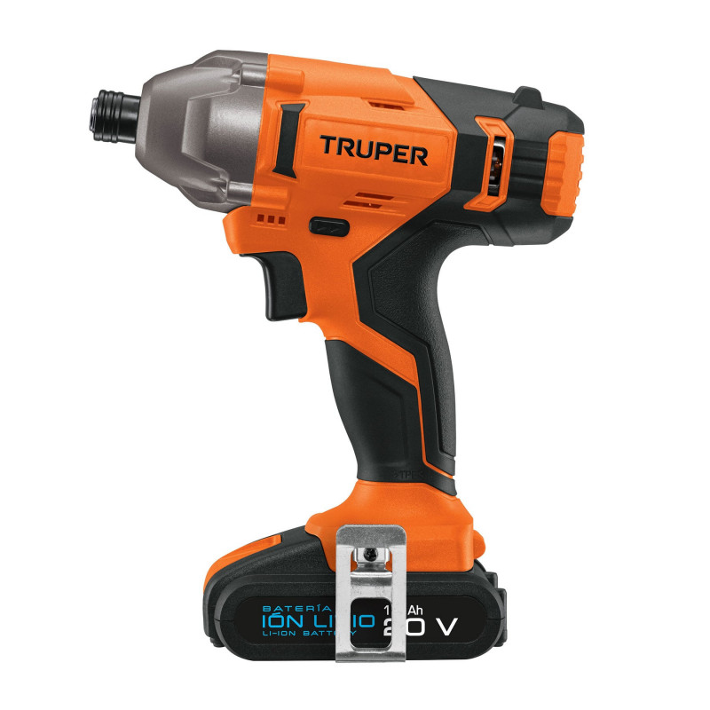 Destornillador de impacto 1/4', batería ion litio 20 V"