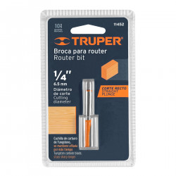 Empaque de Fresa Recta De 2 Filos 1/4"