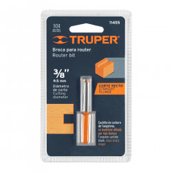Empaque de Fresa Recta De 2 Filos 3/8"