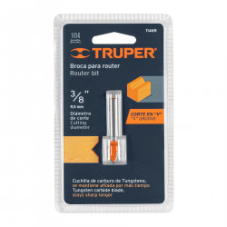 Empaque de  Fresa Corte En V 3/8"