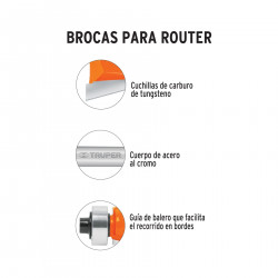Notificación de Fresa Chaflan Con Balinera 1 1/4"