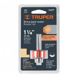 Empaque de Fresa Rebajadora Con Balinera 1 1/4"