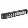 Juego De 10 Copas Estandar Cortas Metricas  Mando 1/2" Truper