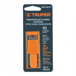 10 Cuchillas Para Navaja Multiusos 7" Apertura Rapida Truper