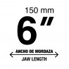 Tornillo de banco 6" de hierro gris, Pretul