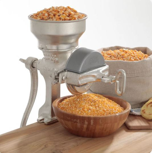 moledora de maiz grano granos maquina manual moler molino semillas mesa a  mano